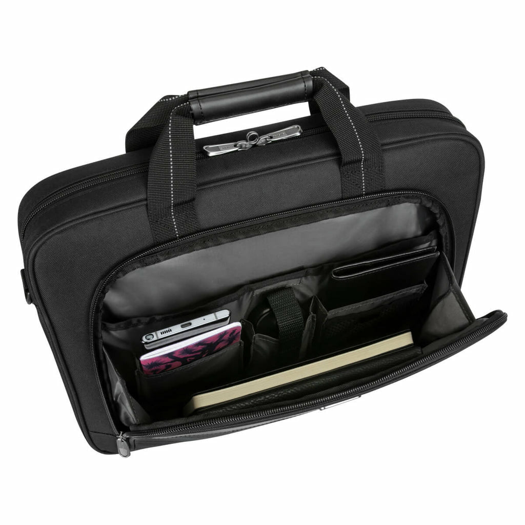 Targus TCT027GL laptop case 39.6 cm (15.6") Briefcase Black