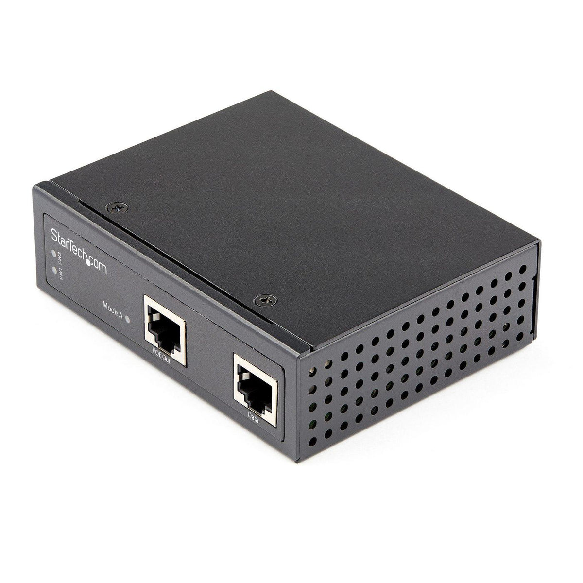 StarTech.com Industrial Gigabit Ethernet Poe Injector - 30W 802.3At Poe+ Midspan 48V-56Vdc Din Rail Power Over Ethernet Injector Adapter - -40C To