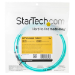 StarTech.com 2m (6ft) LC/UPC to LC/UPC OM3 Multimode Fiber Optic Cable, Full Duplex 50/125µm Zipcord Fiber Cable, 100G, Low Insertion Loss, LSZH Fiber Jumper Cord