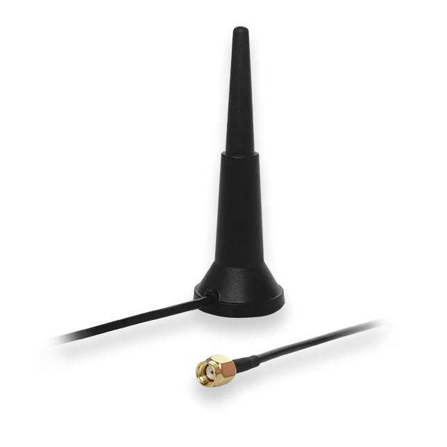 Teltonika Networks WIFI DuaL-Band magnetic SMA antenna PR1KRD30, 3 dBi, 2.4-2.5/5.1-5.95 GHz, 50 O, RP-SMA, Male, Vertical polarization