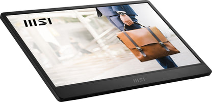 MSI PRO MP161 E2U portable TV/monitor Portable monitor Black 39.6 cm (15.6") LED 1920 x 1080 pixels