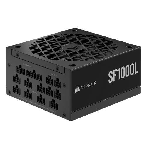 Corsair 1000W SF-L Series SF1000L SFX-L PSU, Rifle Bearing Fan, Fully Modular, 80+ Gold, ATX 3.0, PCIe 5.0