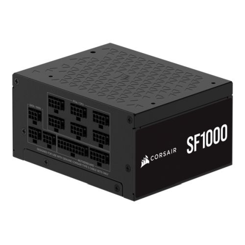 Corsair 1000W SF Series SF1000 SFX PSU, Fully Modular, 80+ Platinum, Fluid Dynamic Fan, ATX 3.1, PCIe 5.1, SFX-to-ATX Bracket