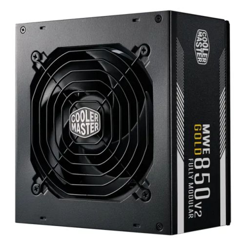 Cooler Master 850W MWE Gold V2 ATX 2.41 PSU, Fully Modular, HDB Bearing Fan, 80+ Gold