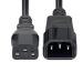 StarTech.com 4.5m (15ft) Power Extension Cord, C14 to C13 PDU Power Cord, 10A 250V, 14AWG, AC Power Cable for PDU/Power Supply, KEMA-KEUR Certified