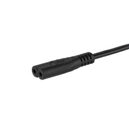 StarTech.com 6ft (1.8m) UK Laptop Power Cable, BS 1363 to C7, 2.5A 250V, 18AWG, Black, UK Laptop Replacement Cord, Printer Power Cable, AC Laptop Charger Cord, Laptop Power Brick Cord