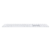 Apple Magic w/ Numeric Keypad keyboard Universal Bluetooth QWERTY UK English Silver, White
