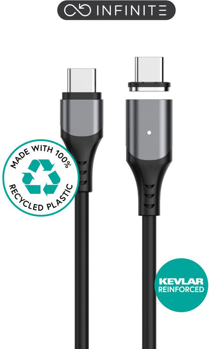 eSTUFF ES604265 USB cable USB 2.0 2 m USB C 100 W Black