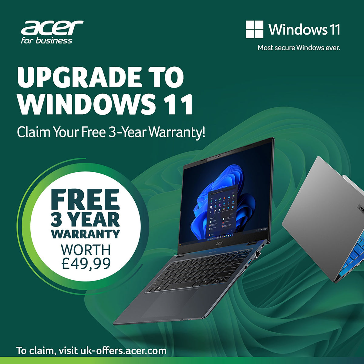 Acer Veriton X Series desktop (VX2735G) - Intel Core Ultra 5, 16GB RAM, 512GB SSD, Windows 11