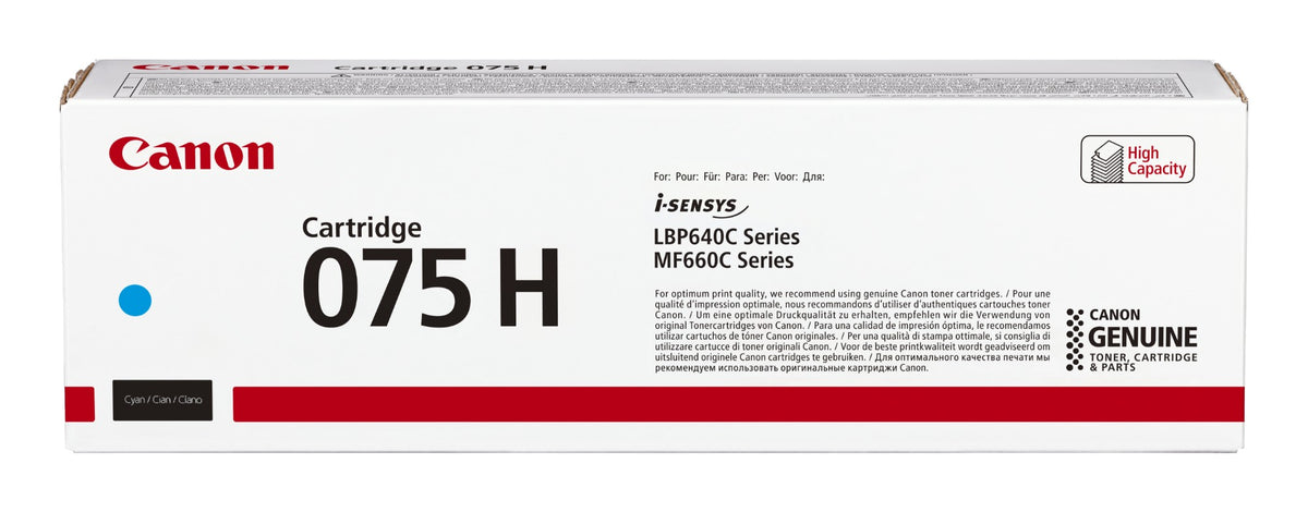 Canon 6368C002/075H Toner cartridge cyan high-capacity, 2.5K pages ISO/IEC 19752 for Canon i-SENSYS LBP-640