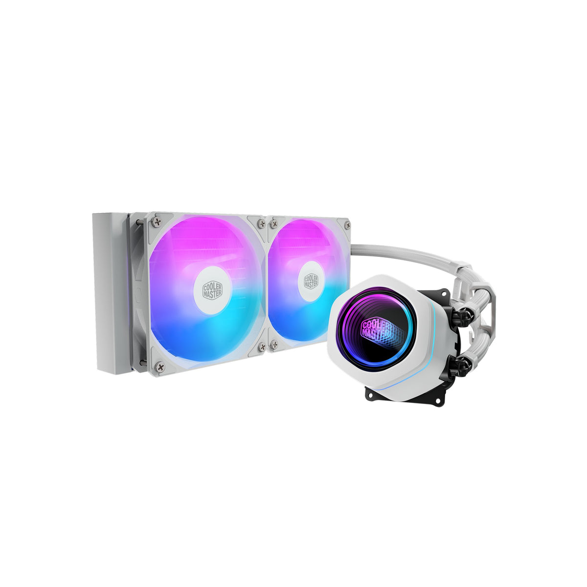Cooler Master MasterLiquid Core Nex Processor All-in-one liquid cooler 12 cm White 1 pc(s)