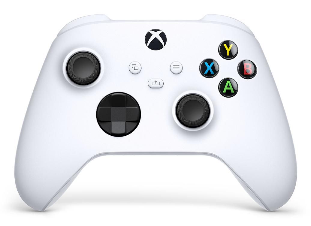 Microsoft Xbox Wireless Controller White Bluetooth Gamepad Analogue / Digital Android, Pc, Xbox One, Xbox One S, Xbox One X, Xbox Series