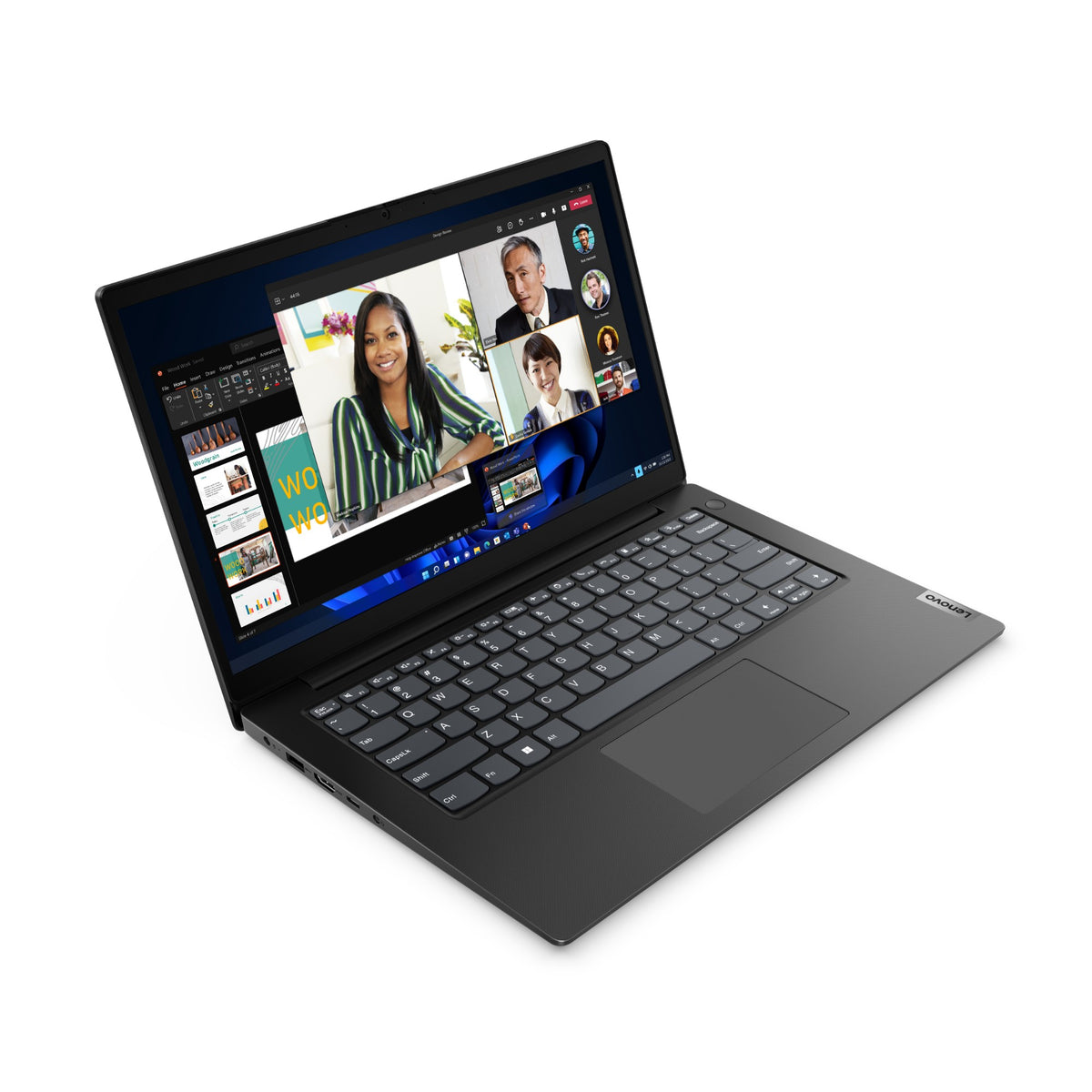 Lenovo V14 G4 ABP AMD Ryzen™ 5 7430U Laptop 35.6 cm (14") Full HD 8 GB DDR4-SDRAM 512 GB SSD Wi-Fi 6 (802.11ax) Windows 11 Home English Black