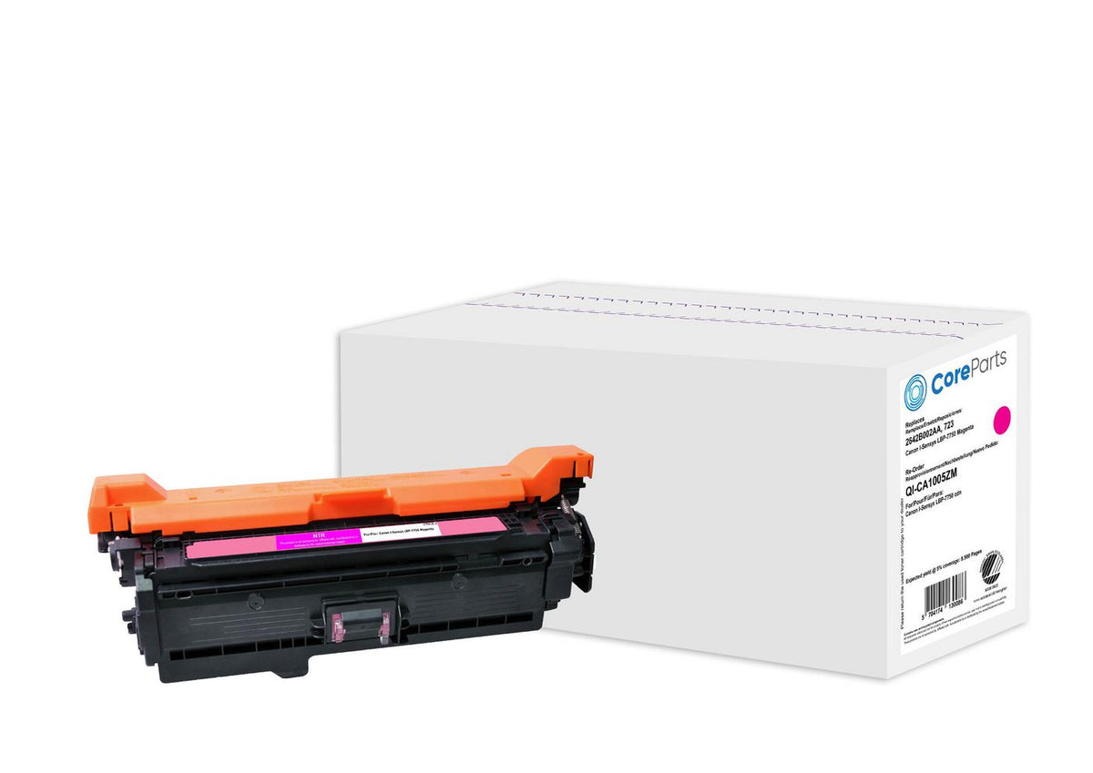 CoreParts Toner Magenta 2642B002AA Pages: 8.500, Nordic Swan Canon I-Sensys LBP-7750 (723H) High Yield Series