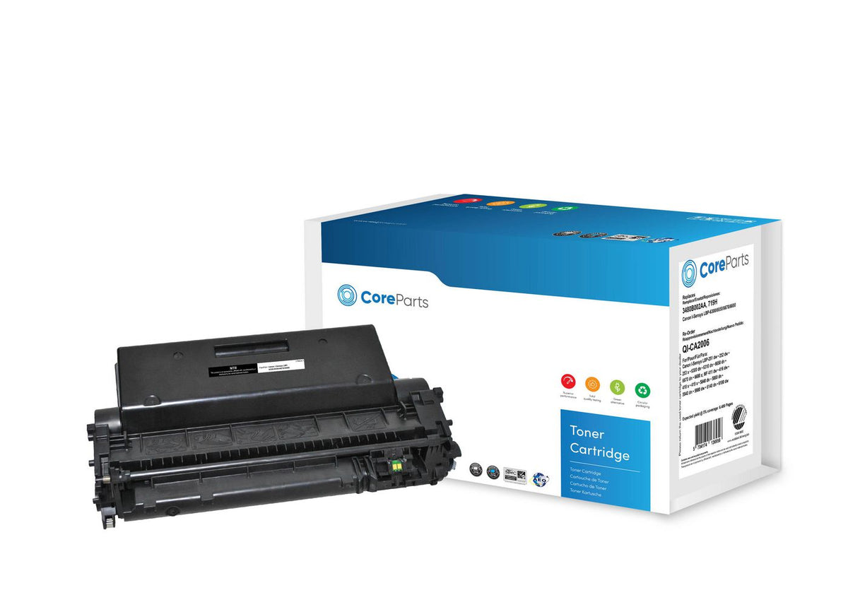 CoreParts Toner Black 3480B002AA Pages: 6.400, Nordic Swan Canon I-SensysLBP-6300/6650/6670/6680 (719H)