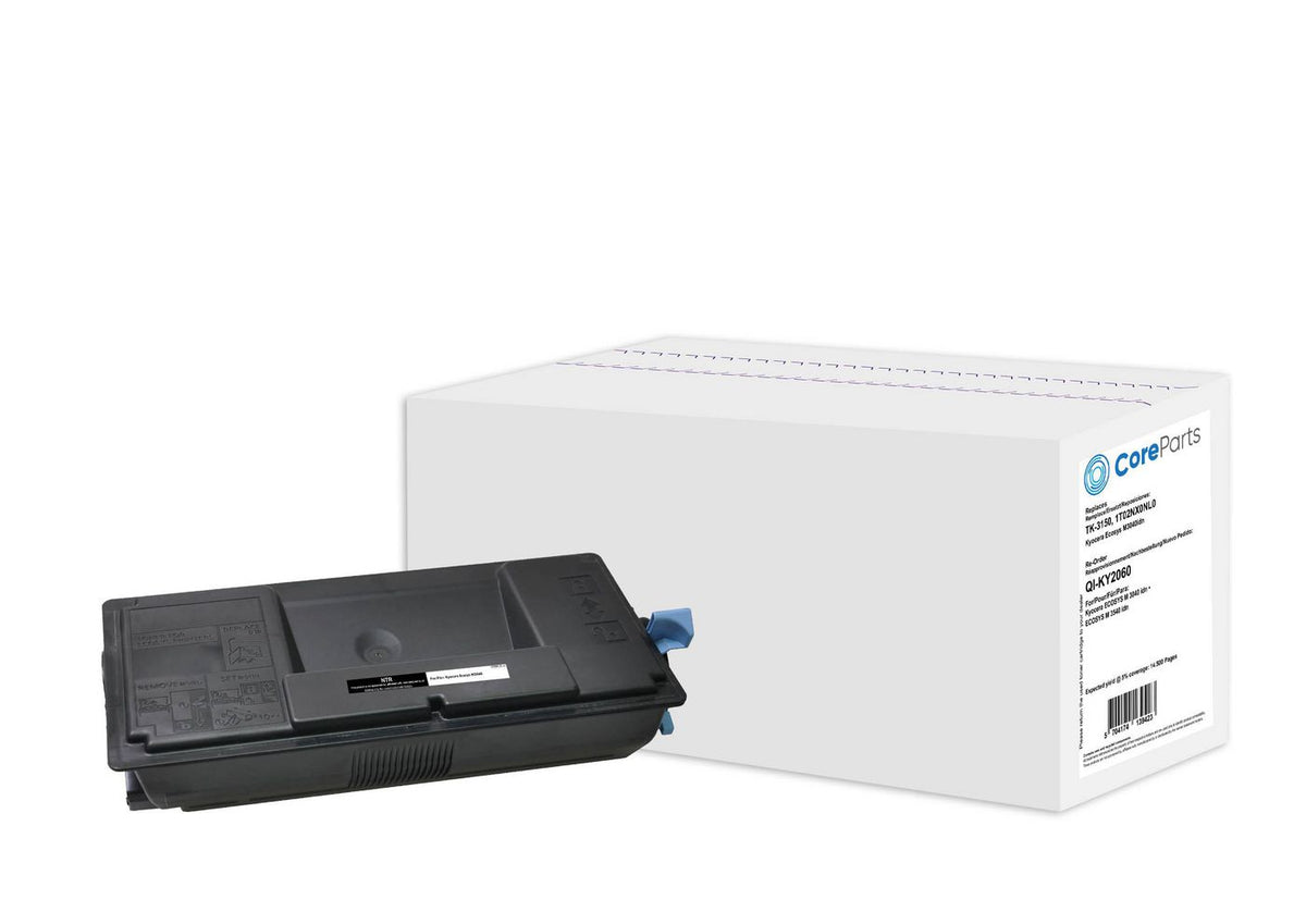 CoreParts Toner Black TK-3150 Pages: 14.500 Kyocera Ecosys M3040, M3040idn, M3540, M3540idn