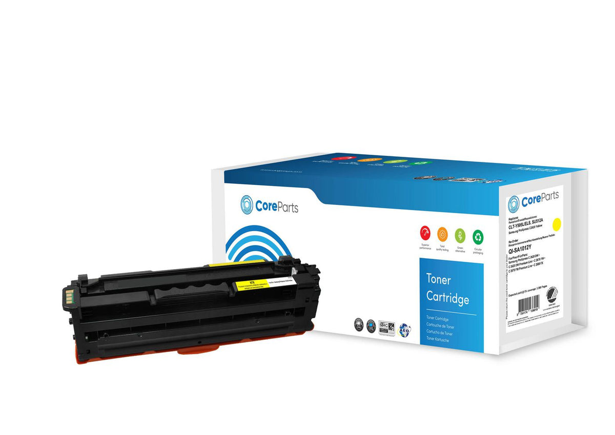 CoreParts Toner Yellow CLT-Y505L/ELS Pages: 3.500 Nordic Swan Samsung ProXpress C2620 Series