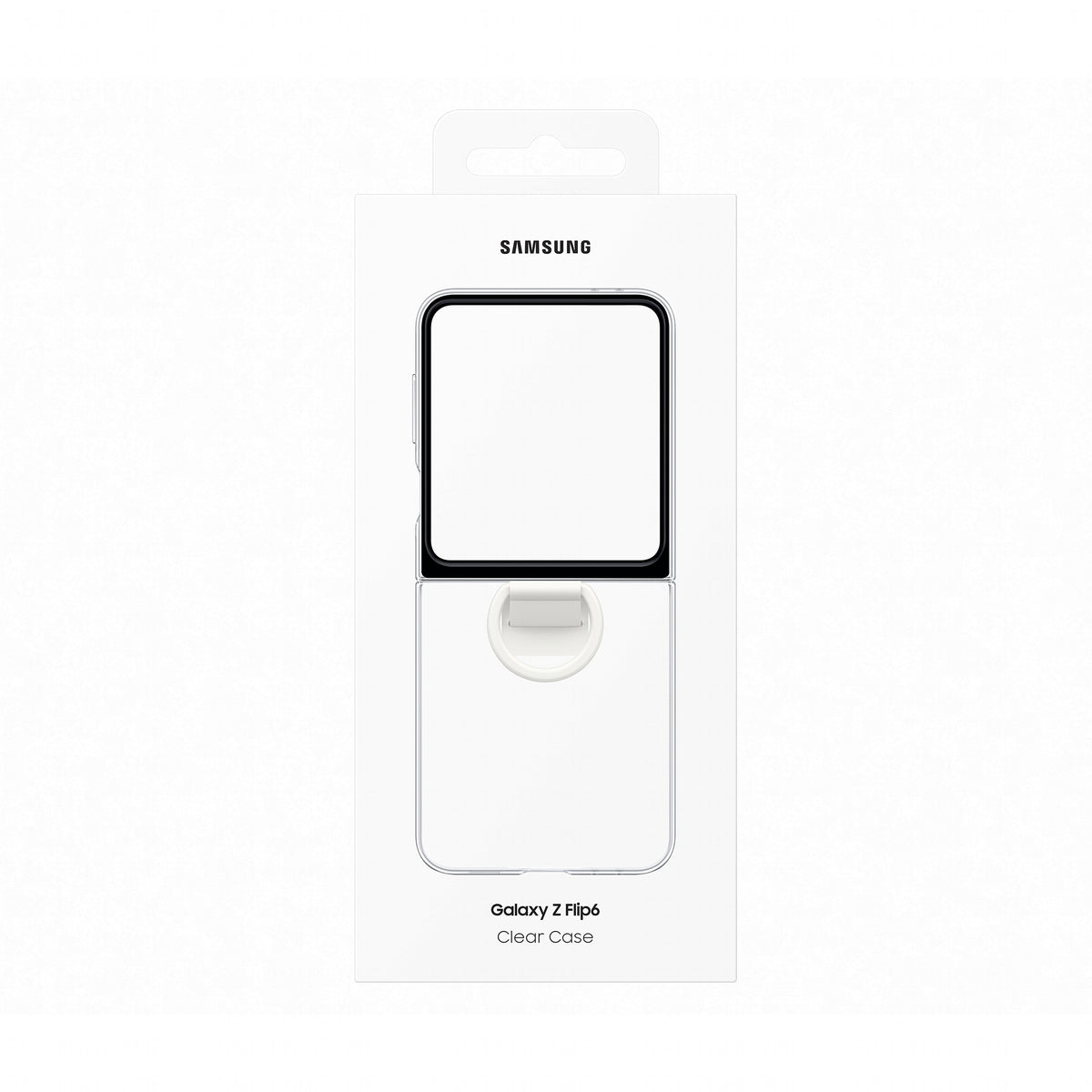 Samsung EF-QF741CTEGWW mobile phone case 17 cm (6.7") Cover Transparent