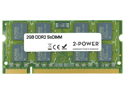 2-Power 2GB DDR2 800MHz SoDIMM Memory