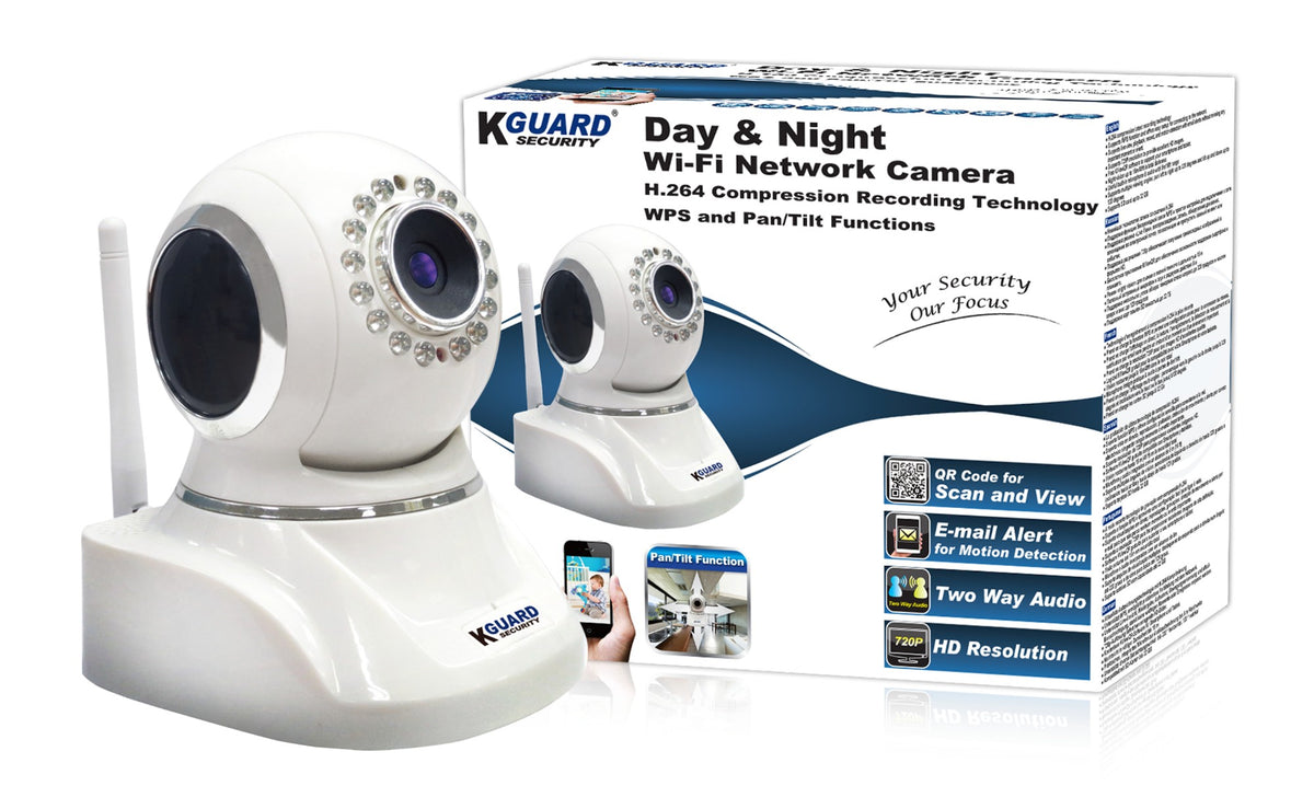 Kguard QRT-301 PanTilt IP camera Box IP security camera Indoor 1280 x 720 pixels