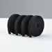 StarTech.com 4-pack 15ft (4.6m) Hook and Loop Roll, 0.5in Wide, Black, Cut-to-Size Reusable Cable Ties, Fastener Tape, Adjustable Fabric Wraps, Bulk Roll