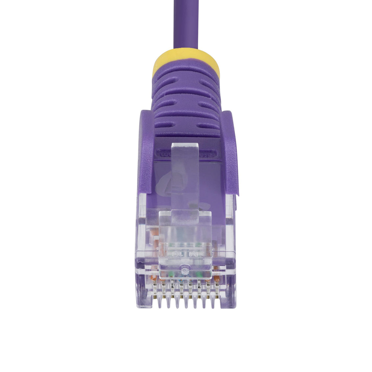 StarTech.com 3m Purple Slim CAT6 Ethernet Cable, Snagless, 100W PoE, UTP, LSZH, 28AWG Pure Bare Copper Wire, Slim RJ45 Network Patch Cord w/Strain Reliefs, Individually Tested