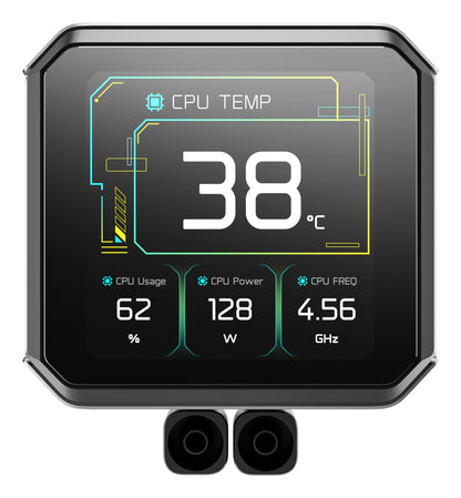 DeepCool Spartacus 360 Processor Liquid cooling kit 12 cm Black