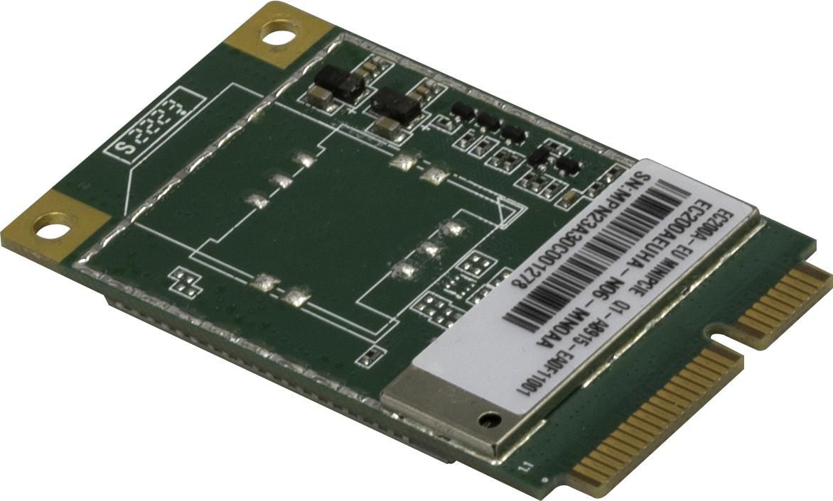 MikroTik 2G/3G/4G/LTE miniPCi-e card with 2 x u.FL connectors for International bands 1/3/5/7/8/20/28/38/40/41, CAT4