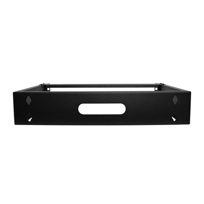 StarTech.com 2U Wall Mount Network Rack - 14In. Deep (Low Profile) - 19" Patch Panel Bracket for Shallow Server, IT Equipment, Network Switches - 77lbs/35kg Weight Capacity, Black