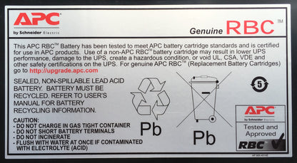 APC Battery Replacement Cartridge RBC8 (OEM)