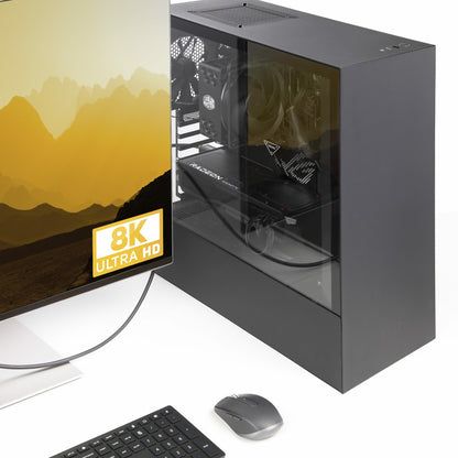 StarTech.com 2m DisplayPort 2.1 Cable, VESA Certified DP40 DisplayPort Cable w/UHBR10/HDR/HDCP 2.2, 8K 60Hz/4K 144Hz w/DSC 1.2a, 40Gbps, DP 2.1 Cable, UHD Monitor Cord, M/M
