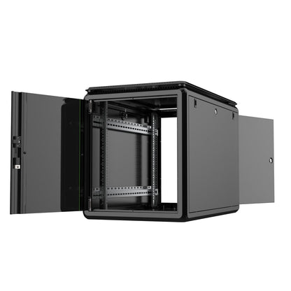 Lanview RDL12U61BL rack cabinet 12U Freestanding rack Black