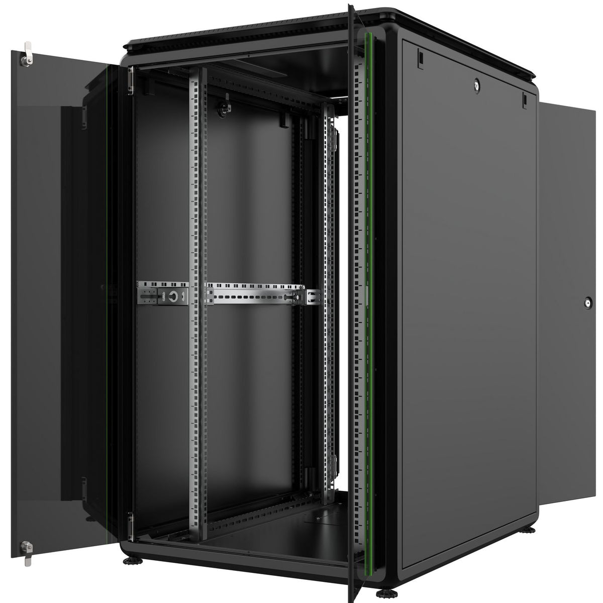 Lanview RDL26U81BL rack cabinet 26U Freestanding rack Black
