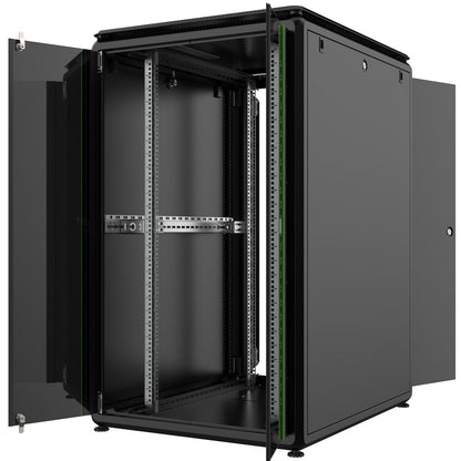 Lanview RDL26U81BL rack cabinet 26U Freestanding rack Black