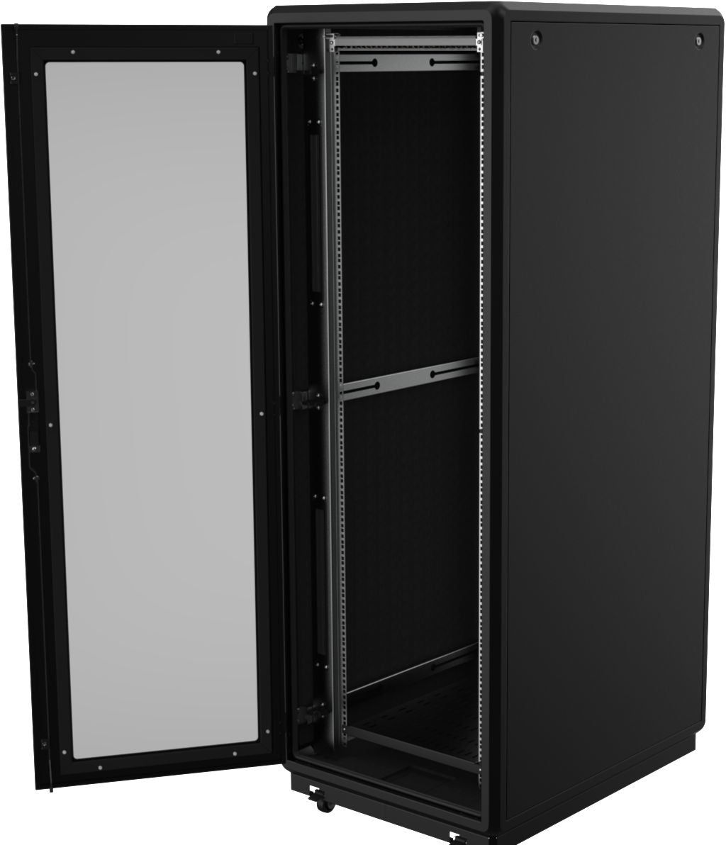 Lanview RDLAK26U751BL rack cabinet 26U Freestanding rack Black