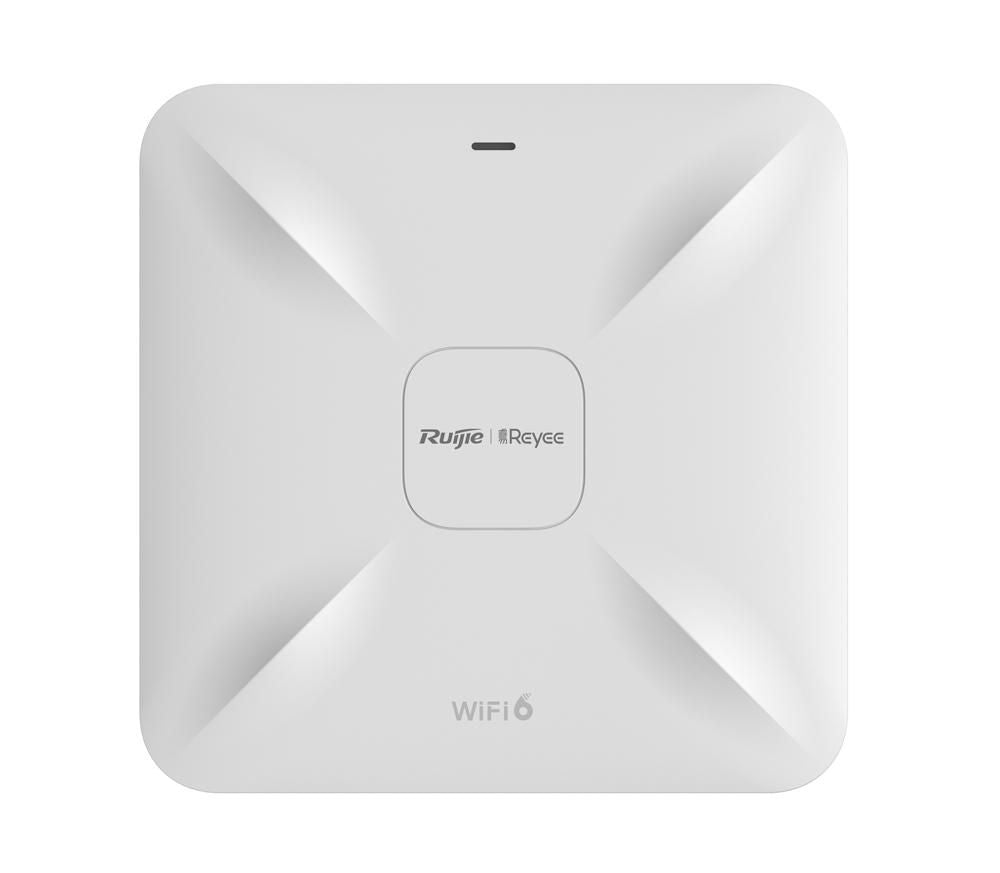 Ruijie AX1800 Wi-Fi 6 dual-band Gigabit ceiling mount Indoor AP, dual Gigabit LAN uplink ports, built-in antennas,