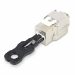 StarTech.com RJ45 Port Locks - 10 Pack with Security Key, Locking RJ45 Port Blocker/Dust Cover, Reusable Ethernet/LAN Port Protector, Snap In RJ45 Dust Blocker for Servers/Switches/Wall Plates