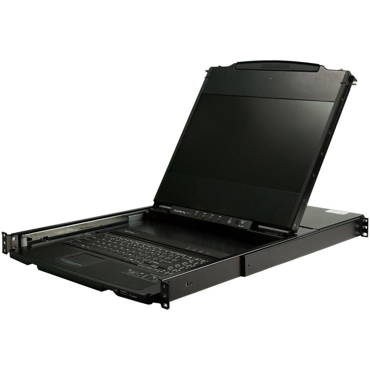 StarTech.com Dual Rail Rackmount Kvm Console Hd 1080P - Single Port Dvi/Vga Kvm W/17" Lcd Monitor For Server Rack - Fully Featured 1U Lcd Kvm