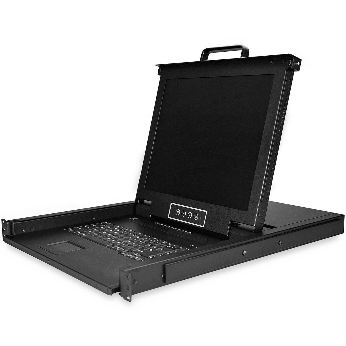 StarTech.com 8 Port Rackmount Kvm Console W/ 6Ft Cables - Integrated Kvm Switch W/ 17" Lcd Monitor - Fully Featured 1U Lcd Kvm Drawer- Osd Kvm -