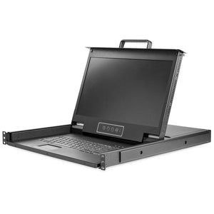 StarTech.com Rackmount Kvm Console Hd 1080P - Single Port Vga Kvm With 17" Lcd Monitor For Server Rack - Fully Featured 1U Lcd Kvm Drawer