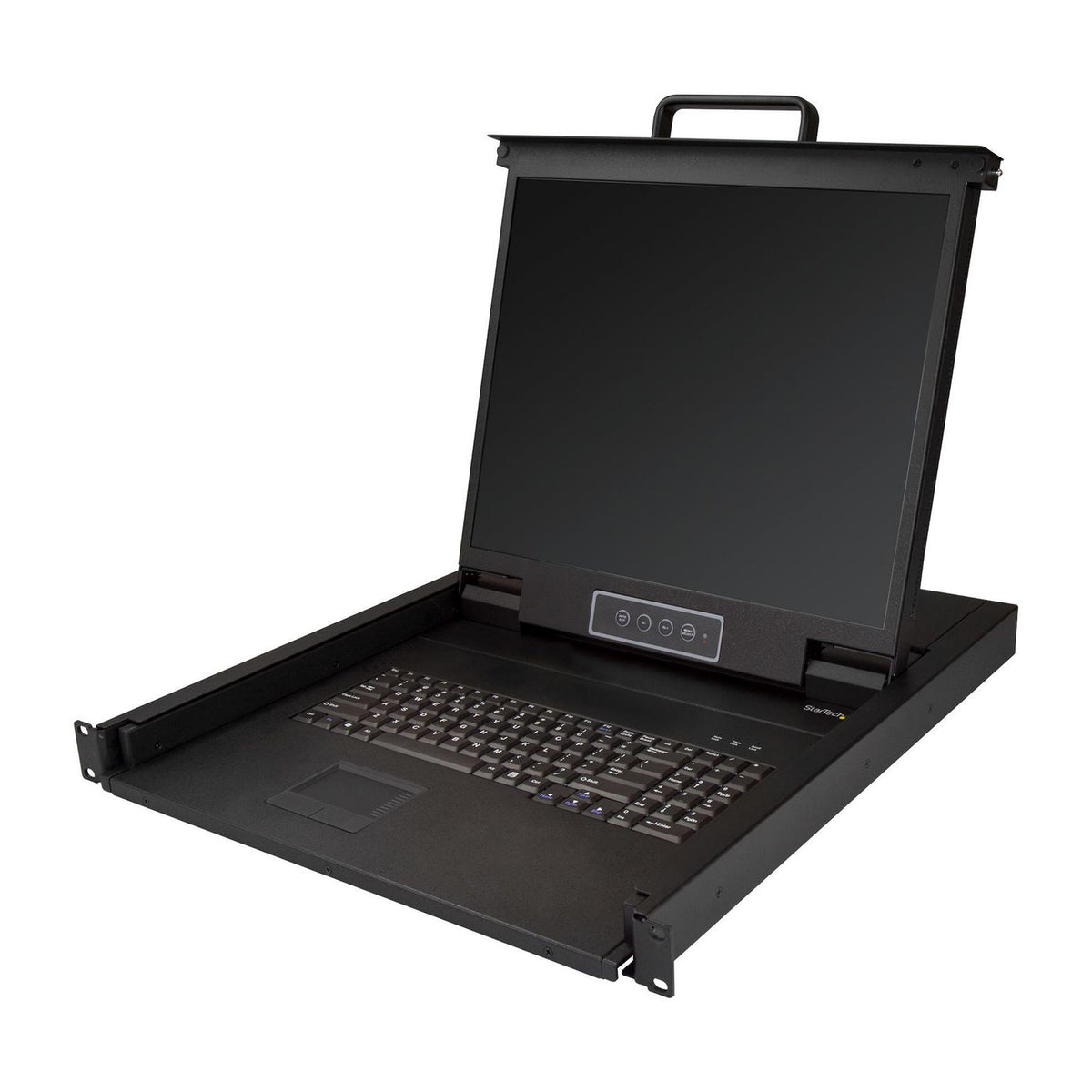 StarTech.com Rackmount Kvm Console - Single Port Vga Kvm With 19" Lcd Monitor For Server Rack - Fully Featured Universal 1U Lcd Kvm Drawer