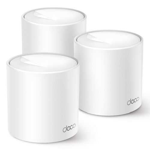 TP-LINK (DECO X1500) AX1500 Whole Home Mesh Wi-Fi 6 System, 3 Pack, Dual Band, OFDMA & MU-MIMO