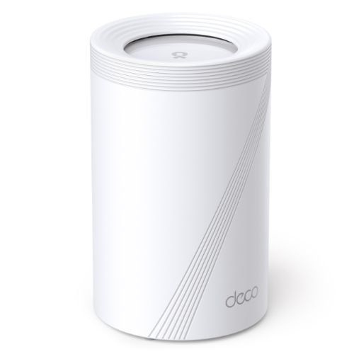 TP-LINK (DECO BE65) BE9300 Tri-Band Whole Home Mesh Wi-Fi 7 System, Single Unit, 4x 2.5G Ports, MLO, Wireless/Wired Combined Backhaul