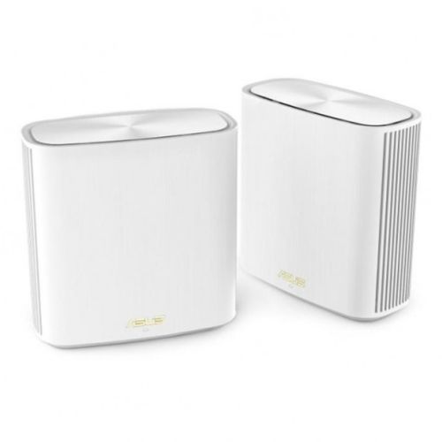 Asus (ZenWiFi XD6S) AX5400 Dual-Band Wi-Fi 6 Routers, 2 Pack, 1x GB LAN, GB WAN, AiMesh Tech, Tri-Core Processor, White