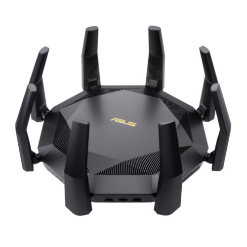 Asus (RT-AX89X) AX6000 Wireless Dual Band Wi-Fi 6 Router, 12-stream, MU-MIMO & OFDMA, AiMesh, Dual 10G Ports, SFP+, USB, Lifetime Free Internet Security