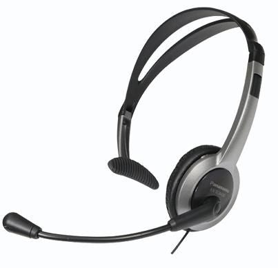Panasonic HEADSET FOLDABLE DESIGN 2.5mm RP-TCA430E-S, Headset, Head-band, Office/Call center, Grey, Monaural, 1.2 m