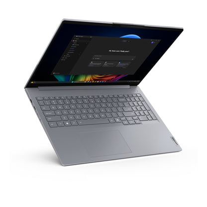 Lenovo ThinkBook 16 G9 IPL Copilot+ PC Intel Core Ultra 7 355 Laptop 40.6 cm (16") WUXGA 16 GB DDR5-SDRAM 512 GB SSD Wi-Fi 7 (802.11be) Windows 11 Pro Grey English