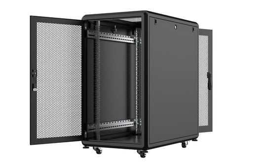 Lanview RSL20U61BL rack cabinet 20U Freestanding rack Black