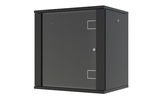 Lanview RWF12U45BL rack cabinet 12U Wall mounted rack Black