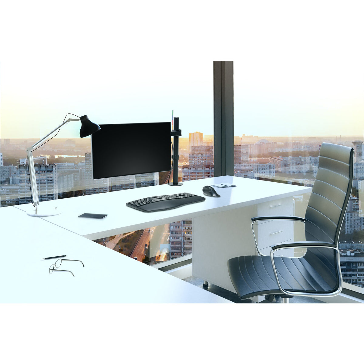 Kensington SmartFit Ergo Single Extended Monitor Arm